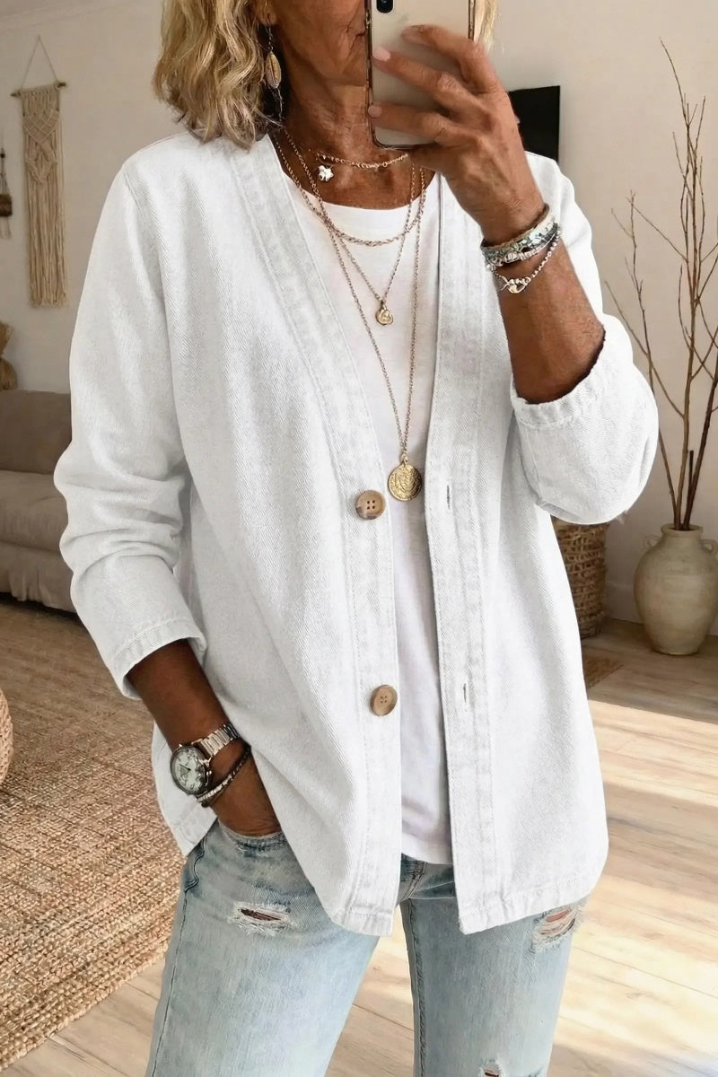✨⏰LAST DAY SAVE 49% ⏰Lightweight Denim Cardigan