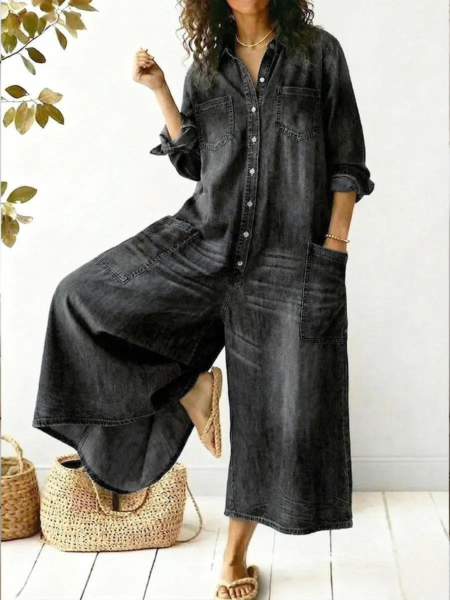 ✨⏰LAST DAY SAVE 49% ⏰ Women's Cozy and Casual Cotton Jumpsuit