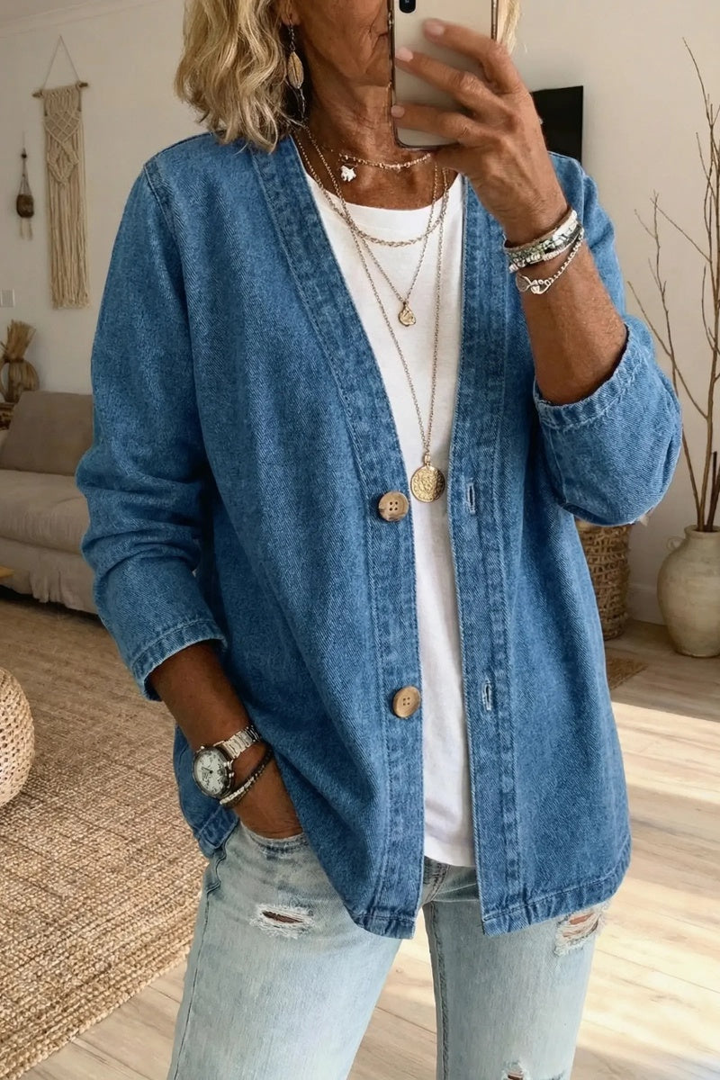 ✨⏰LAST DAY SAVE 49% ⏰Lightweight Denim Cardigan