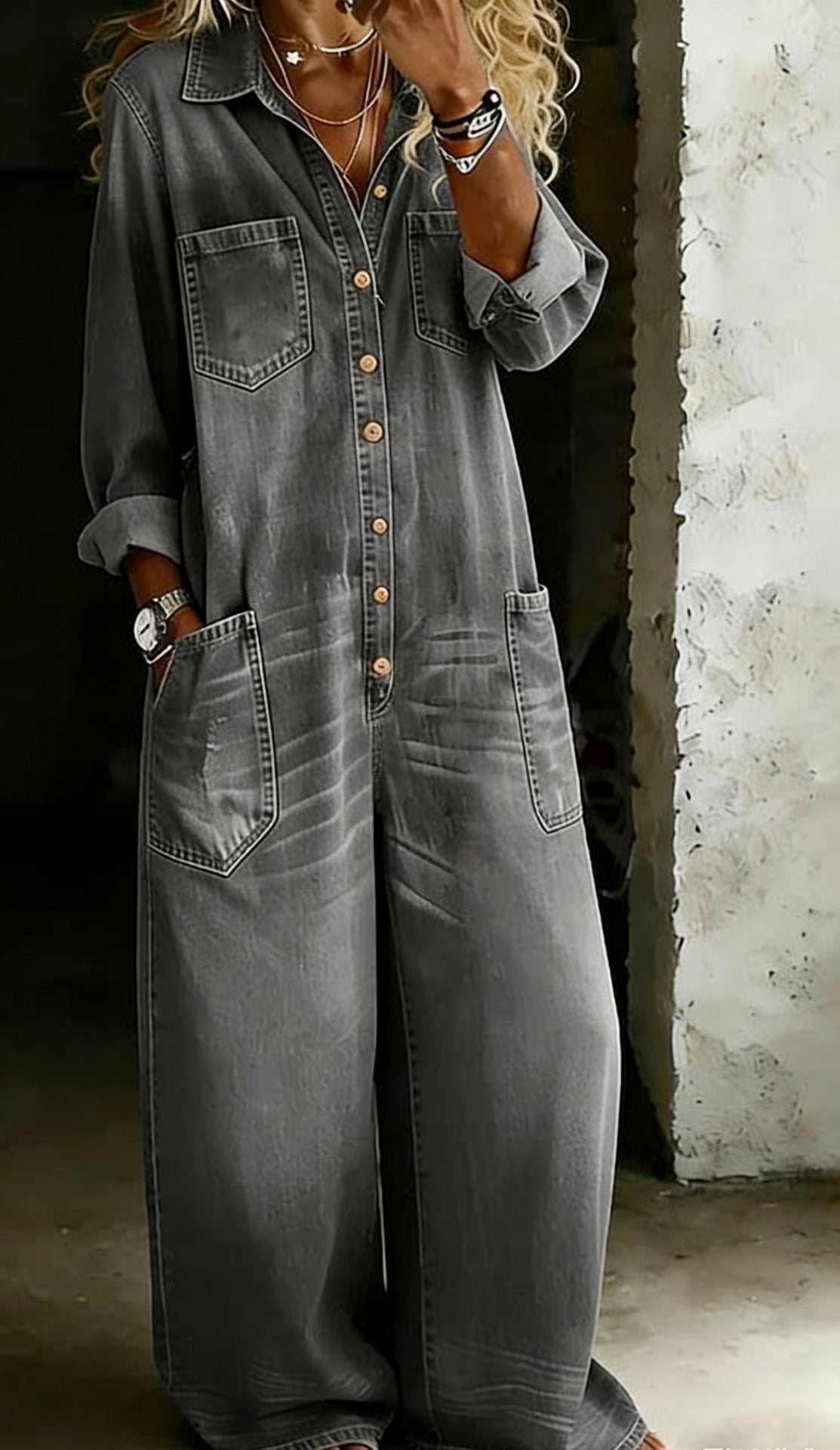 ✨⏰LAST DAY SAVE 49% ⏰ Women's Cozy and Casual Cotton Jumpsuit