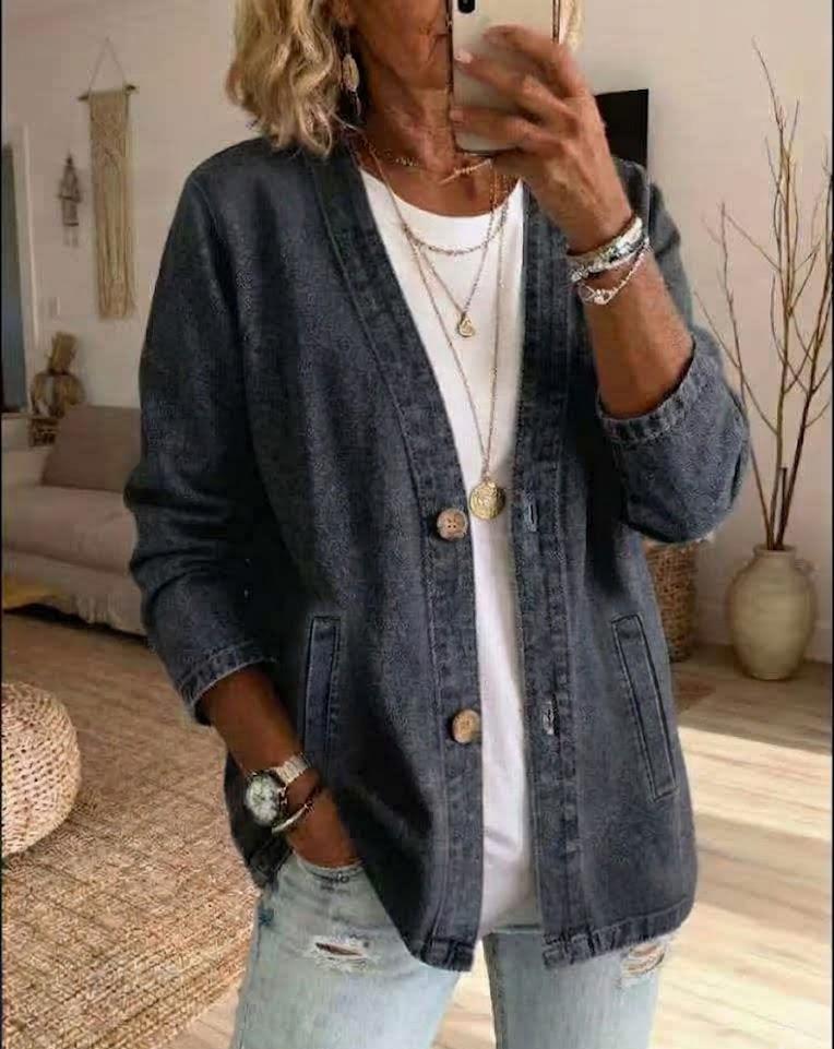 ✨⏰LAST DAY SAVE 49% ⏰Lightweight Denim Cardigan